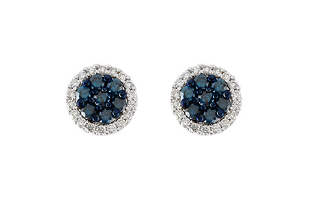 C187-68662: EARR .45 BLUE DIA .70 TW