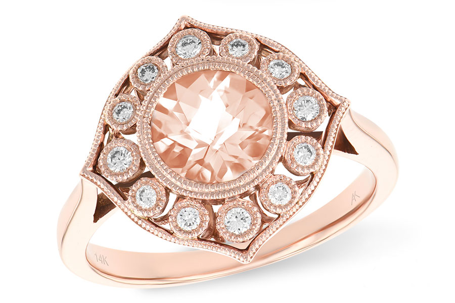 C188-58662: LDS RG .90 MORGANITE 1.05 TW
