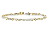 C188-63198: BRACELET 2.22 YELLOW DIA 3.04 TW