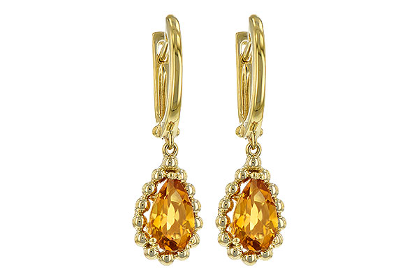 C189-49617: EARR 1.40 CITRINE TW