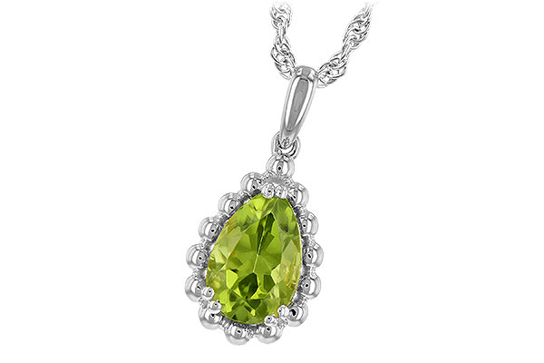 C189-49626: NECKLACE 1.30 CT PERIDOT