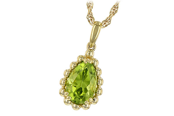 C189-49626: NECKLACE 1.30 CT PERIDOT