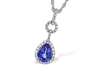 C190-43189: NECK .95 TANZANITE 1.14 TGW