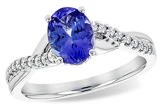 C190-43262: LDS RG 1.20 TANZANITE 1.35 TGW