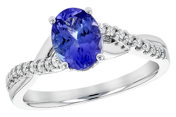 C190-43262: LDS RG 1.20 TANZANITE 1.35 TGW