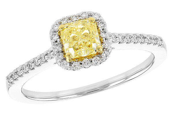 C273-09571: LDR .77 FANCY YELL DIA .95 TW (GIA6262455580)