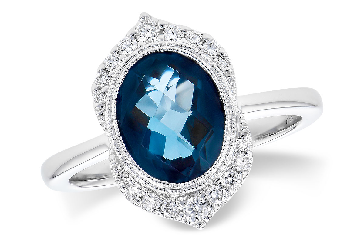 C273-16880: LDS RG 1.86 LONDON BLUE TOPAZ 2.00 TGW