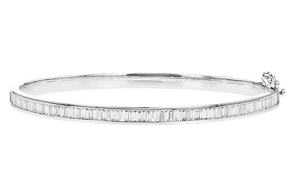 C274-01444: BANGLE 1.02 TW BAGUETTE DIAMONDS