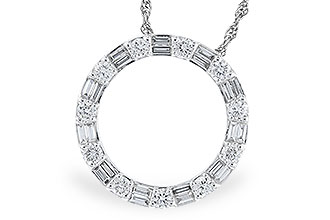 C274-04098: NECKLACE .25 TW BAG .60 TW