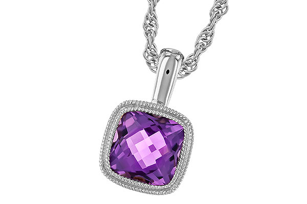 C274-06826: NECKLACE .82 AMETHYST