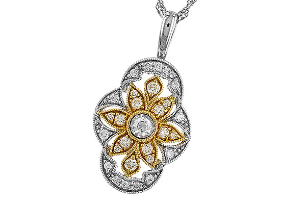 C274-06898: NECKLACE .33 TW