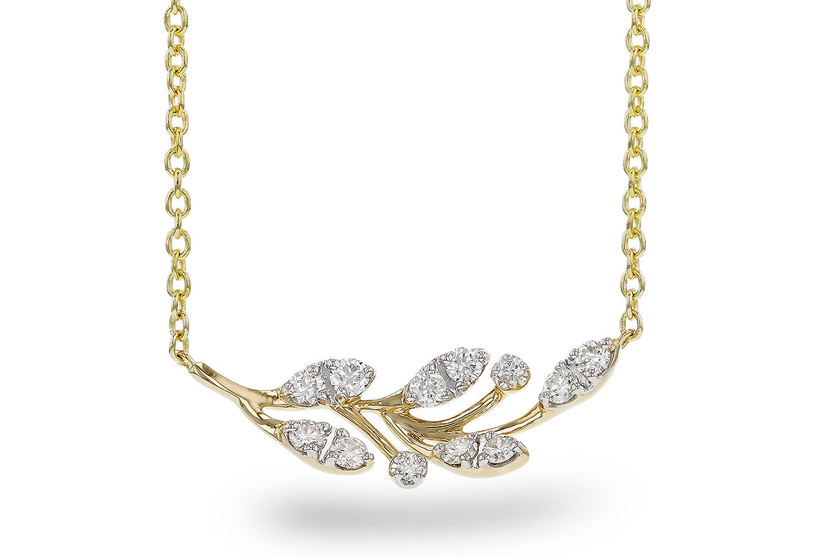 C274-94098: NECKLACE .32 TW (18")