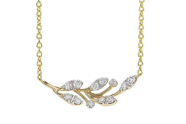 C274-94098: NECKLACE .32 TW (18")