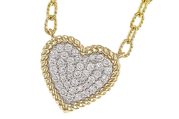 C274-96835: NECKLACE .32 TW (18")