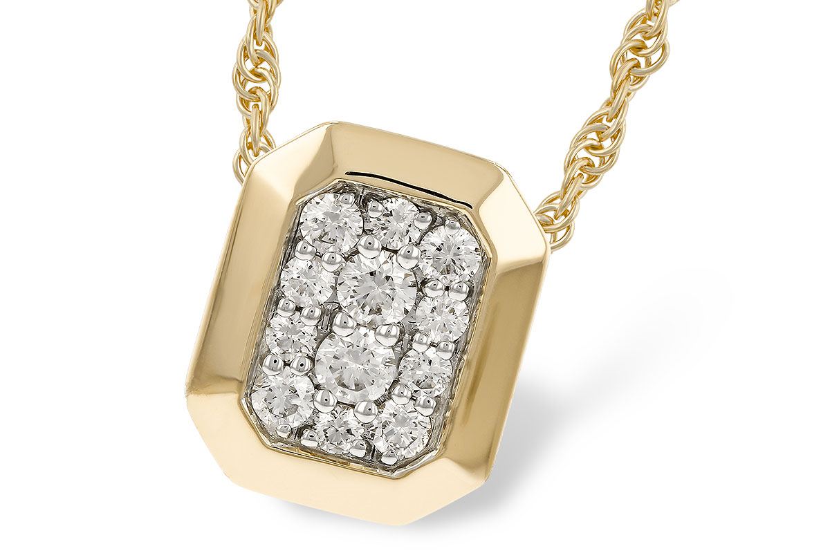 C274-97744: NECKLACE .25 TW