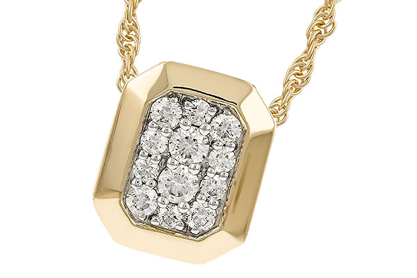 C274-97744: NECKLACE .25 TW
