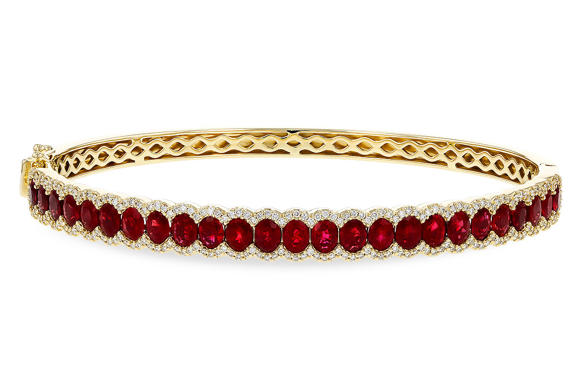 C274-98644: BANGLE 5.04 TW RUBY 5.60 TGW