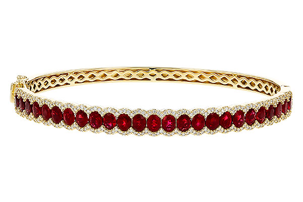 C274-98644: BANGLE 5.04 TW RUBY 5.60 TGW