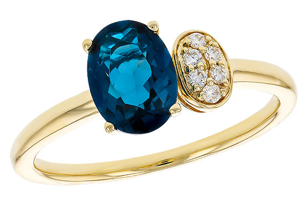 C275-82289: LDS RG 1.24 BLUE TOPAZ 1.30 TGW (8x6MM LBT)