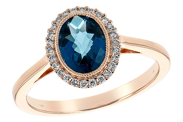 D189-46844: LDS RG 1.27 LONDON BLUE TOPAZ 1.42 TGW