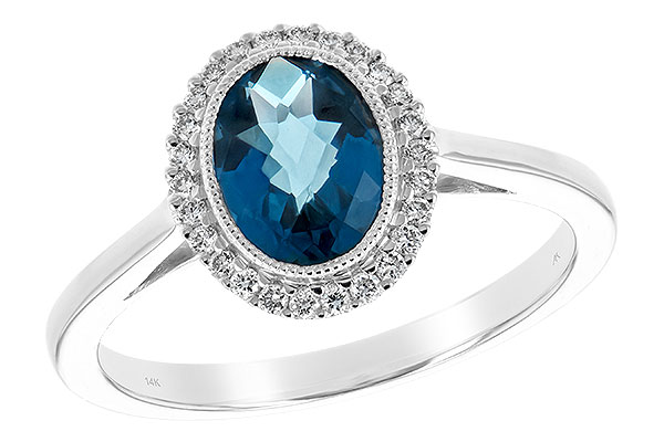 D189-46844: LDS RG 1.27 LONDON BLUE TOPAZ 1.42 TGW