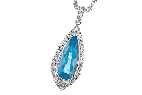 D189-48662: NECK 2.40 BLUE TOPAZ 2.65 TGW