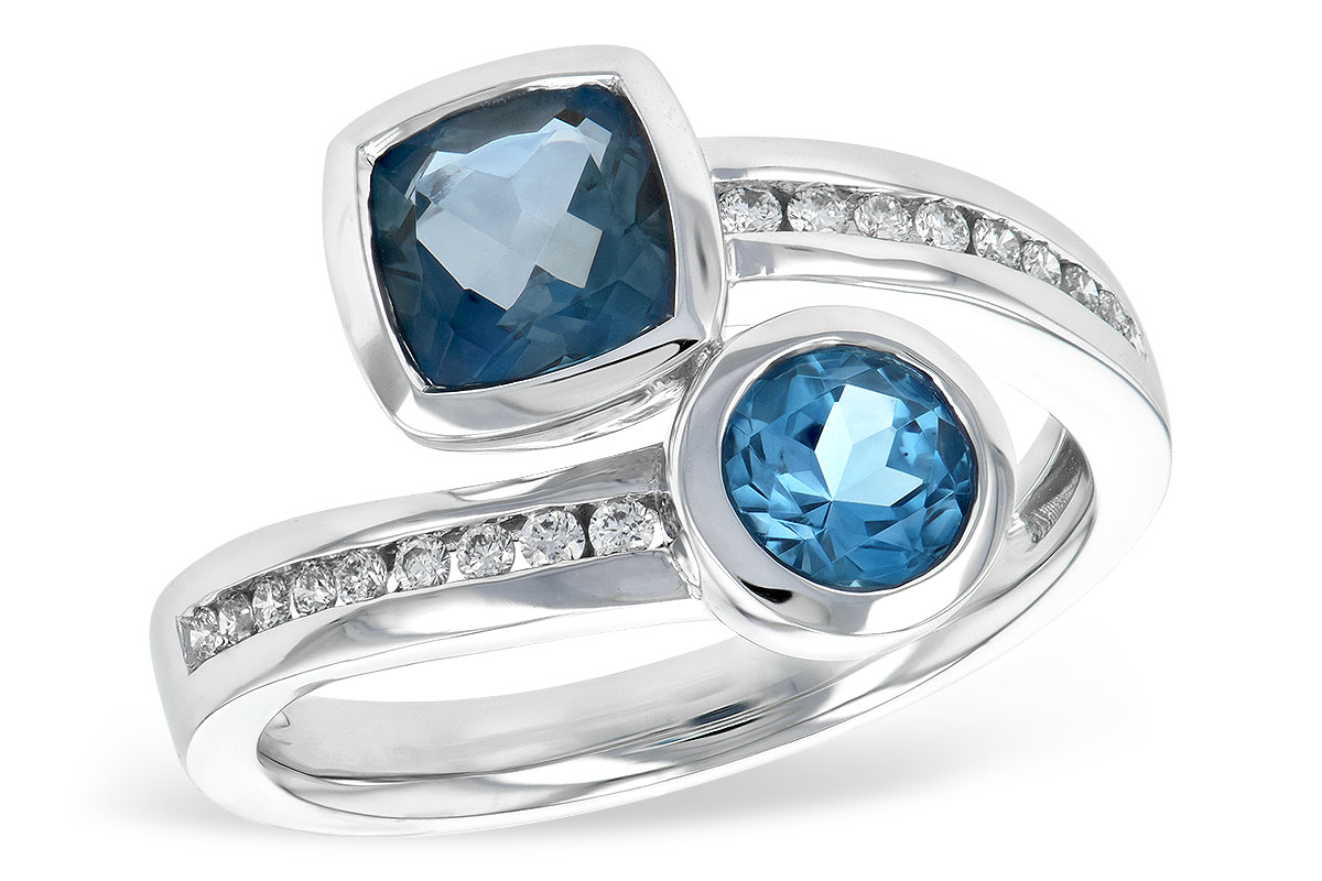 D189-54171: LDS RG 1.55 TW BLUE TOPAZ 1.70 TGW