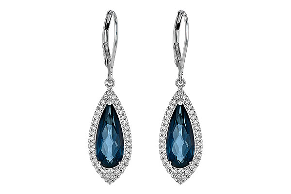 D190-37735: EARR 5.05 LONDON BLUE TOPAZ 5.42 TGW