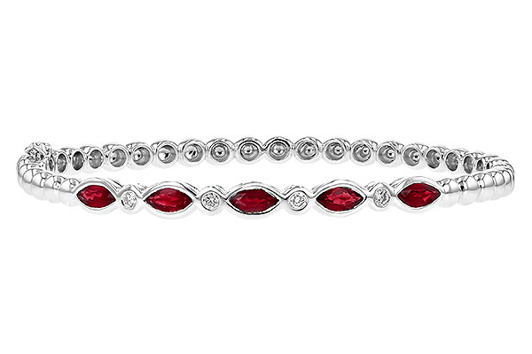 D190-44144: BANGLE 1.50 RUBY 1.63 TGW