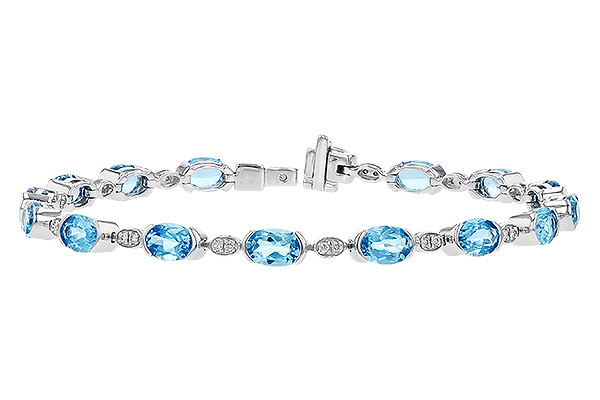 D274-00462: BRACELET 7.80 SWISS BLUE TOPAZ 7.96 TGW