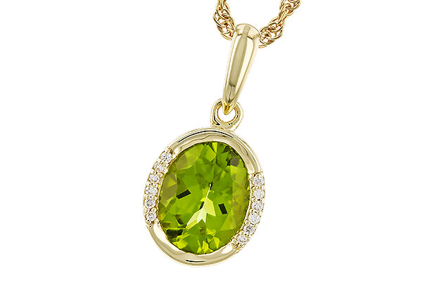 D274-04162: NECKLACE 1.72 TW PERIDOT 1.75 TGW (9x7 PER)