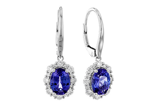 D274-05007: EARR 1.28 TW TANZANITE 1.72 TGW (7x5 OVAL)