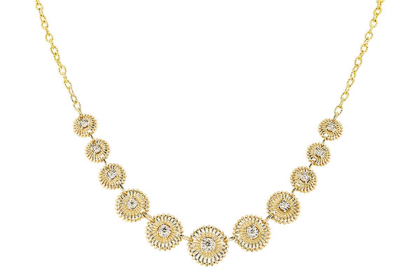 D274-06844: NECKLACE .22 TW (17")