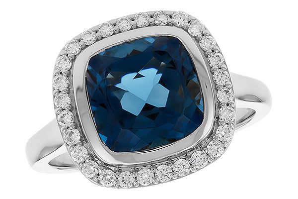 D274-06853: LDS RG 3.85 LONDON BLUE TOPAZ 4.15 TGW (9MM LBT)