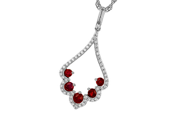 D274-08689: NECK .34 RUBY .53 TGW