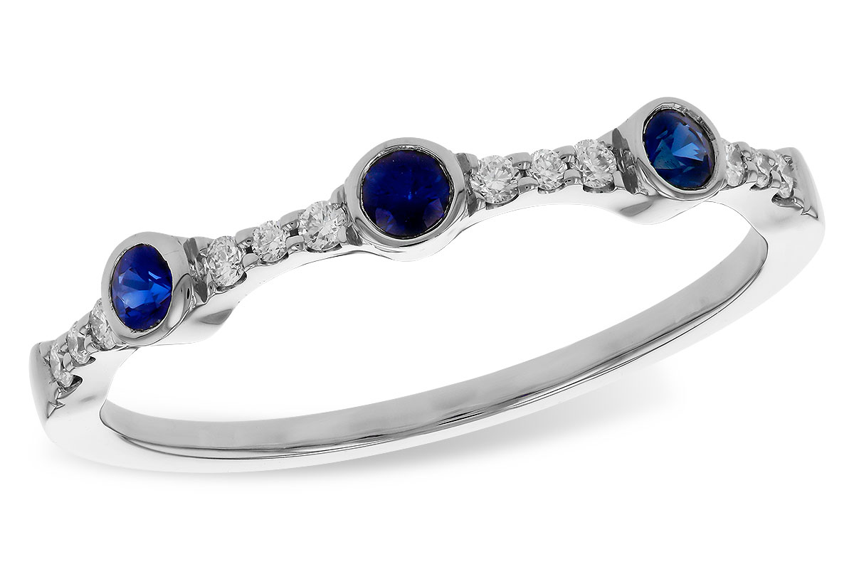 D274-94135: LDS WED RG .16 SAPPHIRE .25 TGW