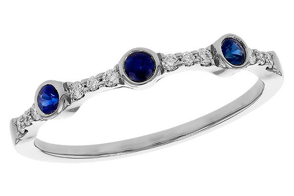 D274-94135: LDS WED RG .16 SAPPHIRE .25 TGW