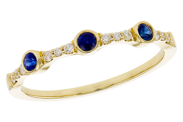D274-94135: LDS WED RG .16 SAPPHIRE .25 TGW