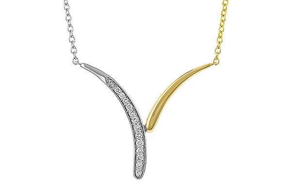 D274-95980: NECKLACE .12 TW (18")