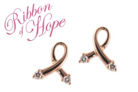 E000-45053: PINK GOLD EARRINGS .07 TW