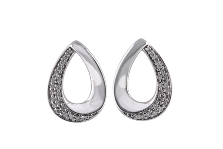 E185-85089: EARRINGS .17 TW