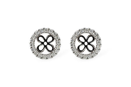 E187-67753: EARRING JACKETS .30 TW (FOR 1.50-2.00 CT TW STUDS)