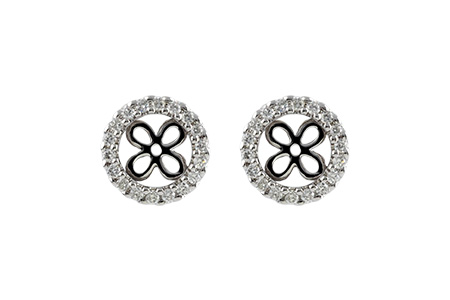 E187-67753: EARRING JACKETS .30 TW (FOR 1.50-2.00 CT TW STUDS)
