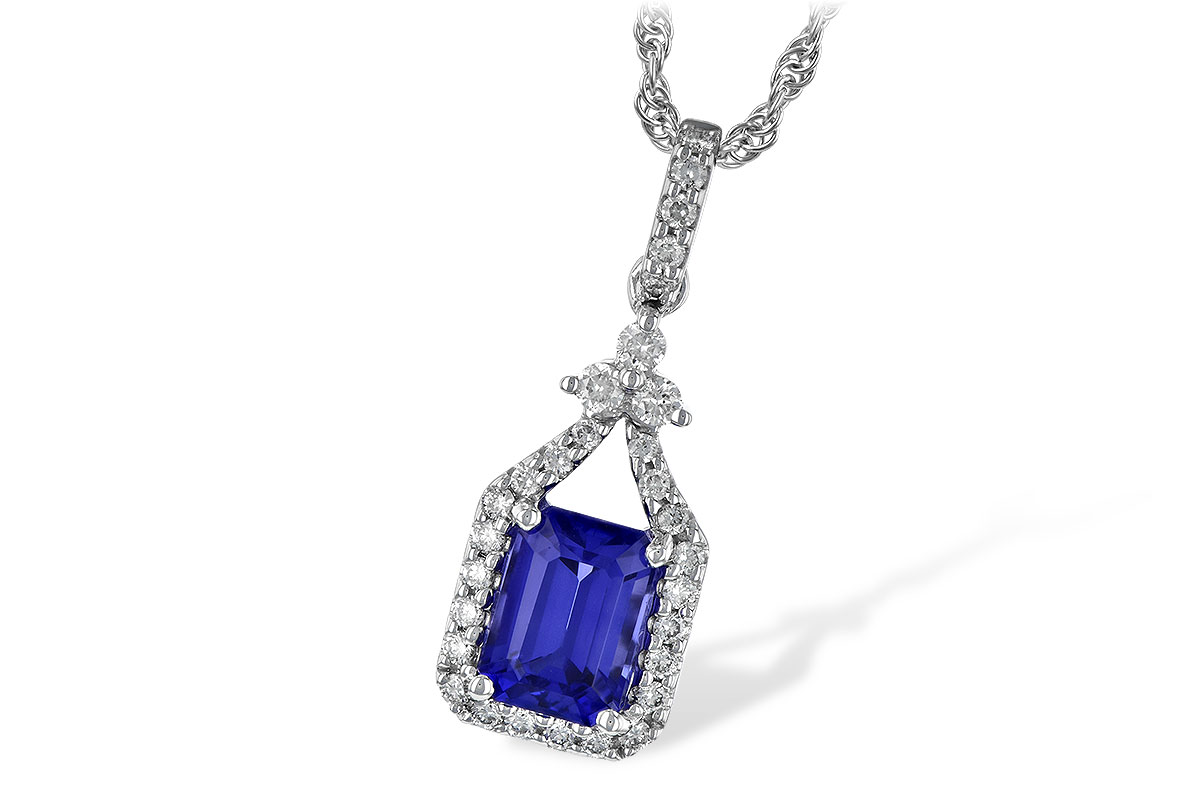 E190-36853: NECK 1.42 TANZANITE 1.72 TGW