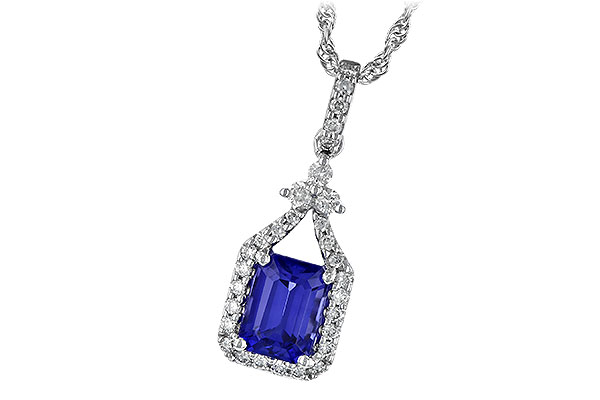 E190-36853: NECK 1.42 TANZANITE 1.72 TGW