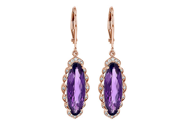 E190-44098: EARR 4.75 AMETHYST 4.90 TGW