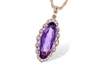 E190-44107: NECK 3.60 AMETHYST 3.74 TGW