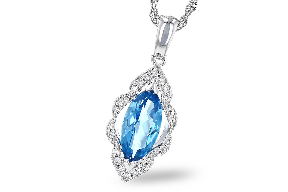 E273-15989: NECK 1.26 BLUE TOPAZ 1.37 TGW