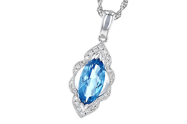 E273-15989: NECK 1.26 BLUE TOPAZ 1.37 TGW