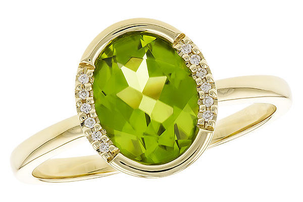 E274-04162: LDS RG 1.72 TW PERIDOT 1.75 TGW (9x7 PER)